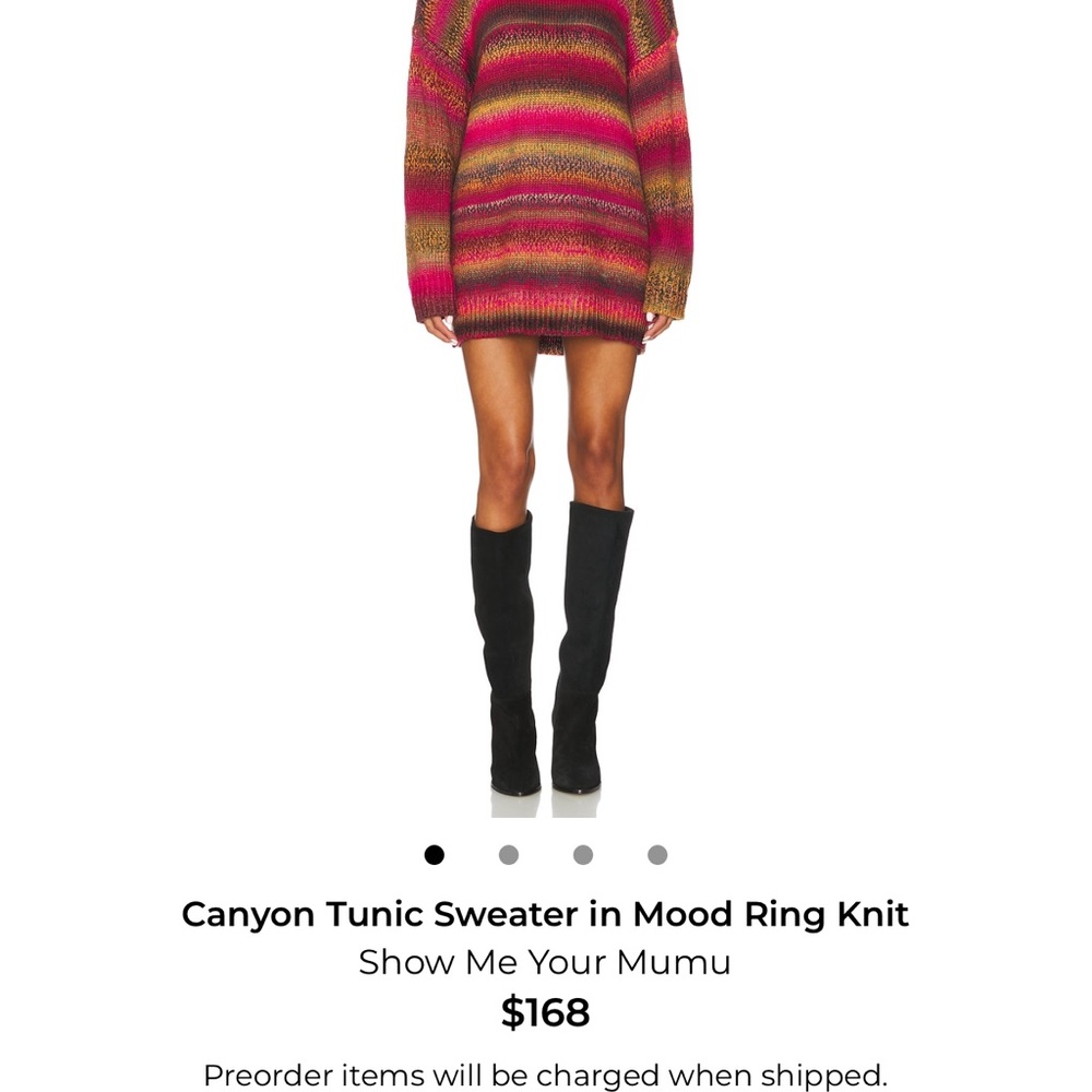 Show Me Your MuMu Multicolor Knit Sweater